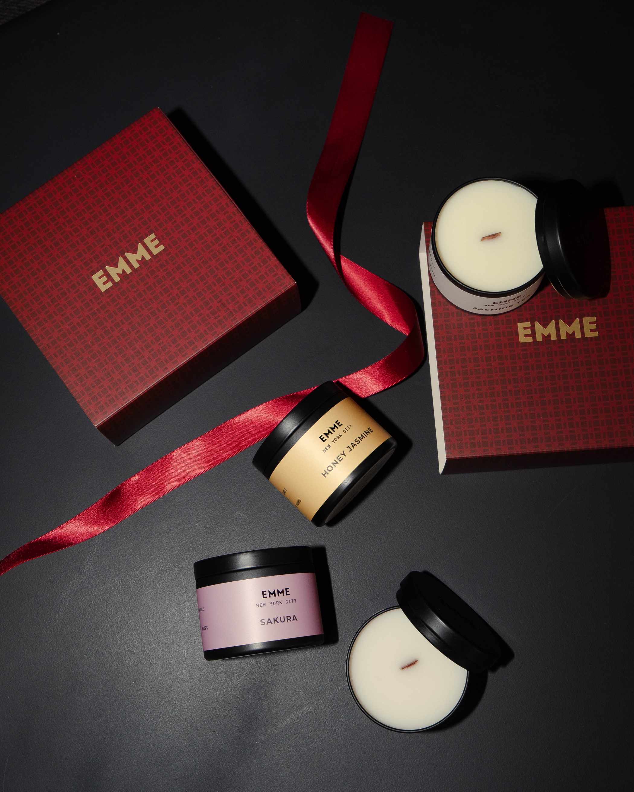 Holiday Candle Gift 4 Set – Floral