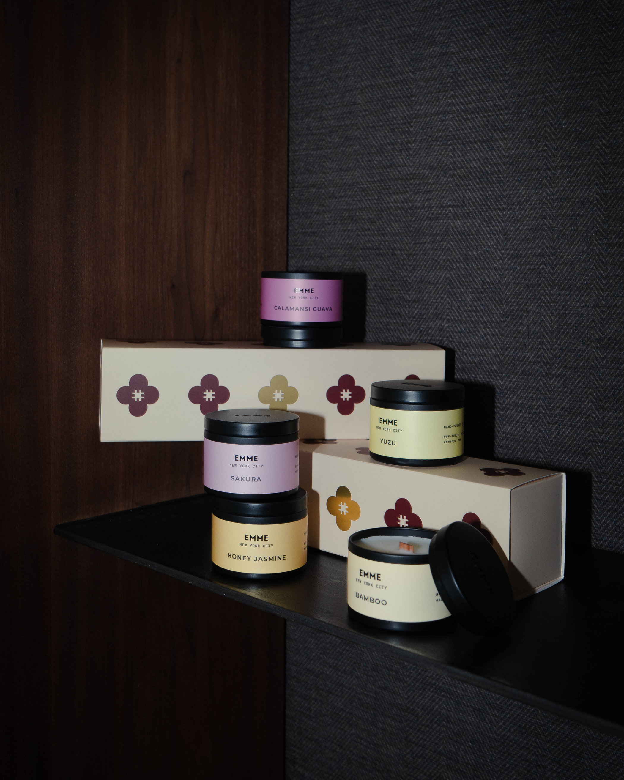 Holiday Candle Gift 5 Set – Fruity/Floral