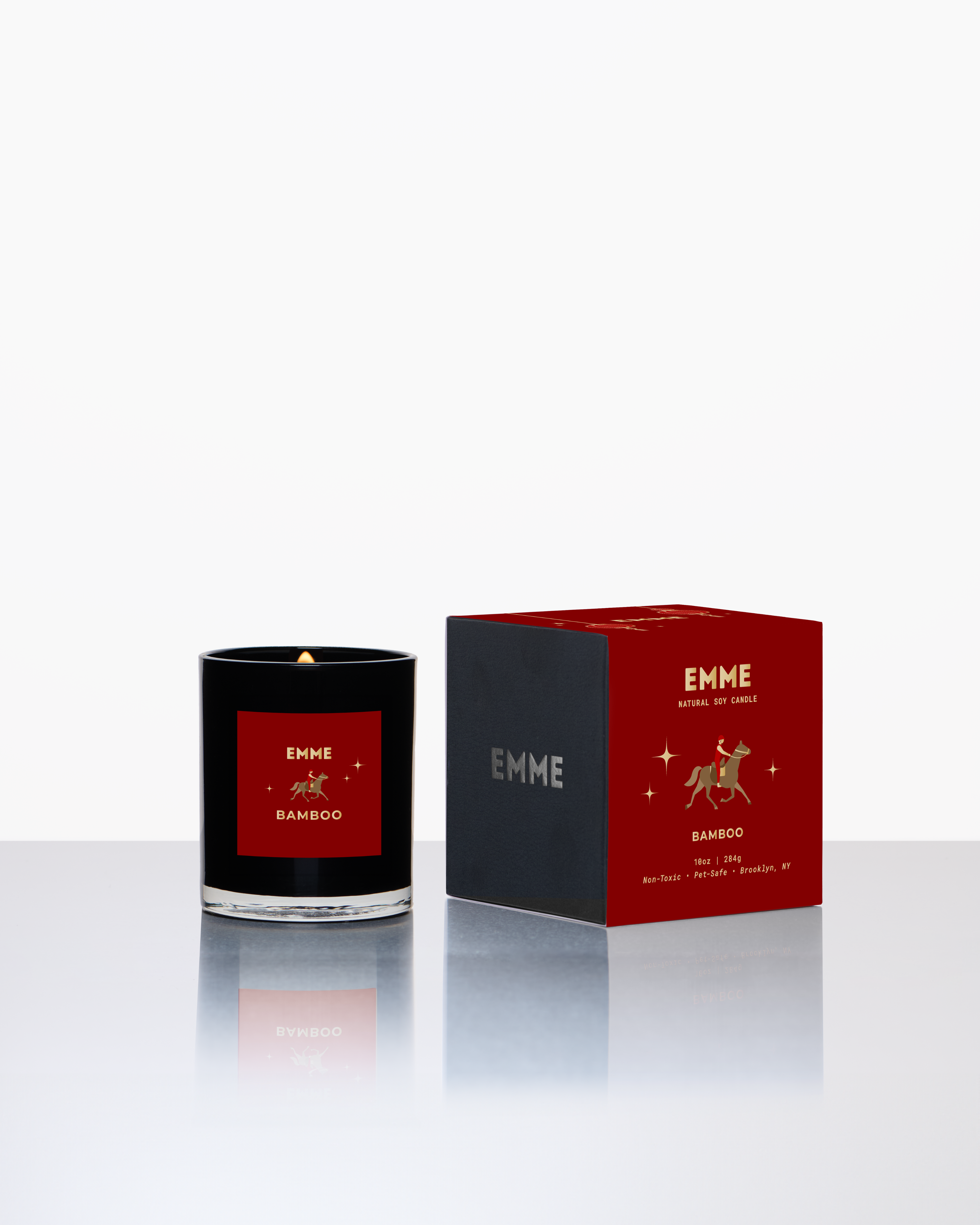 Year of the Horse - Bamboo Candle Jar