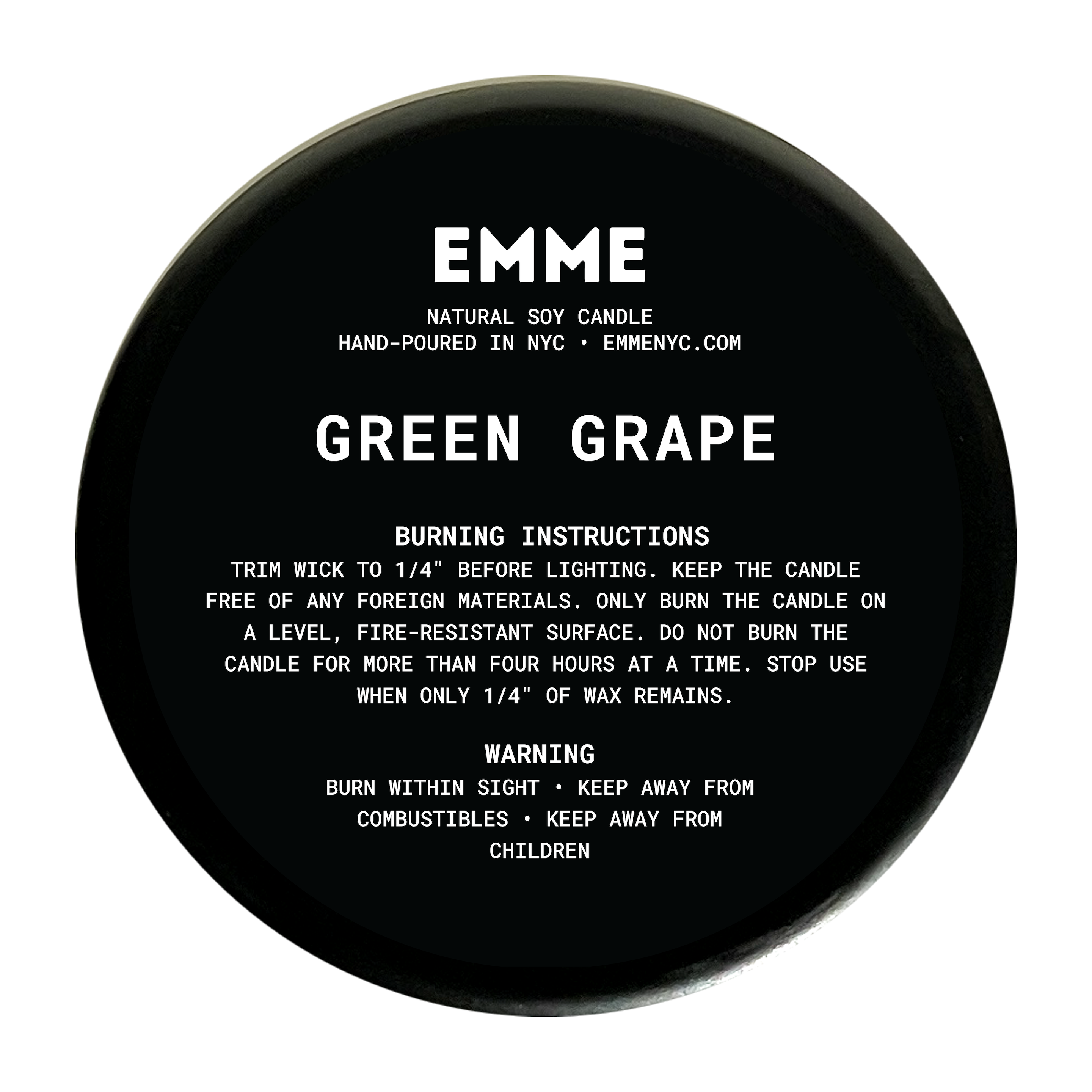 Green Grape – Candle Tin